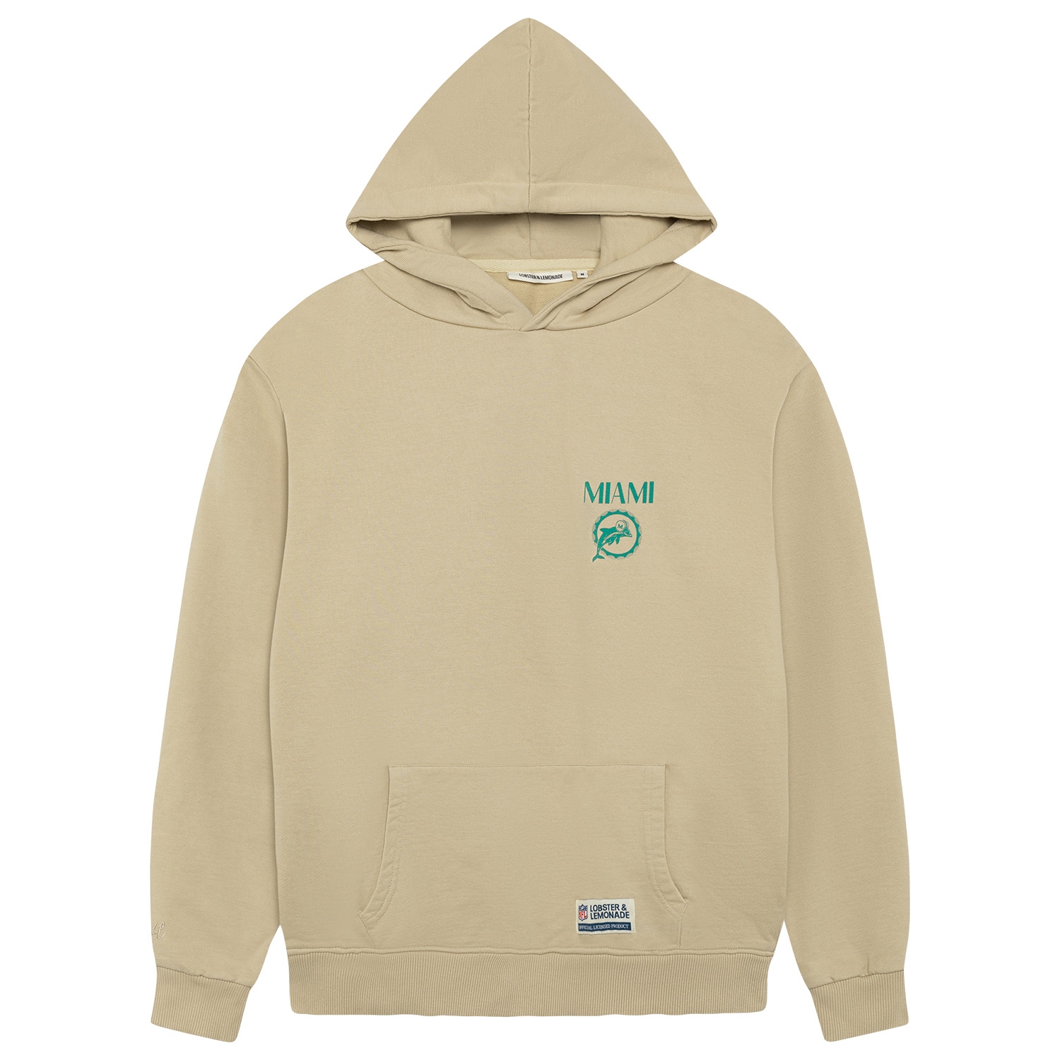Miami Dolphins L&L '76 Classics NFL Hoodie Beige