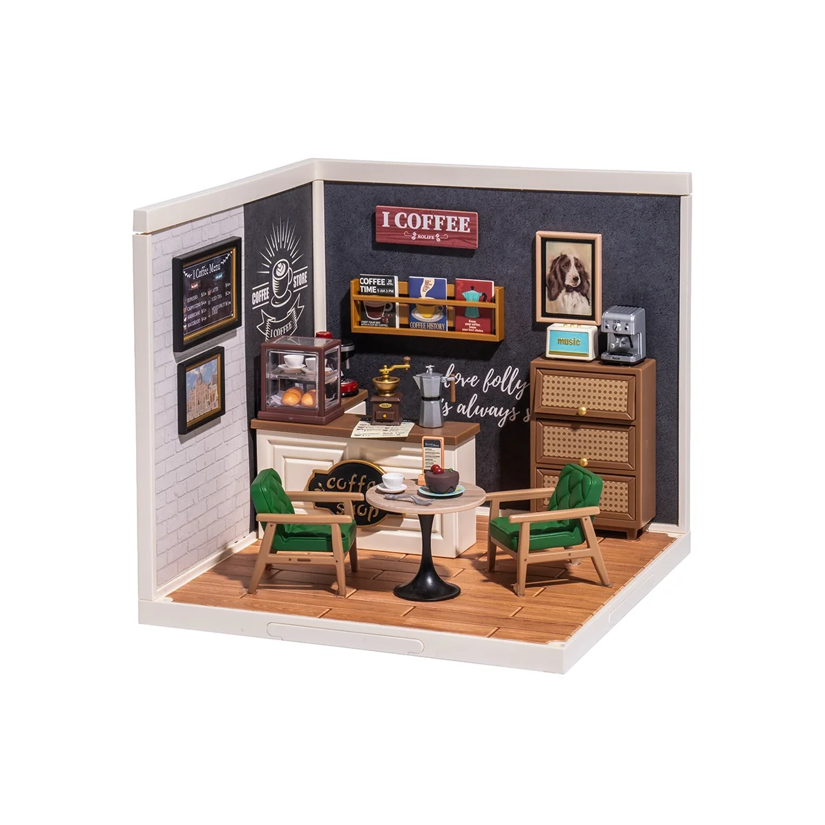 Rolife Super Creator Miniature House - Daily Inspiration Cafe DW001B