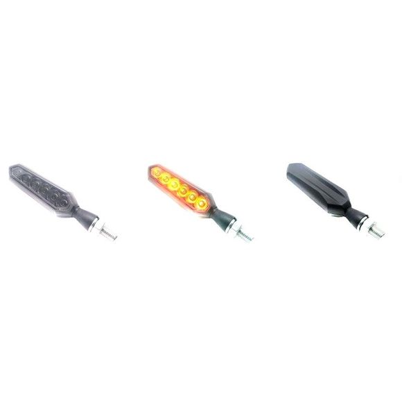 Brazoline BETA LED SEQUENTIAL indicator (Pair) Universal - BlackRef: 10239