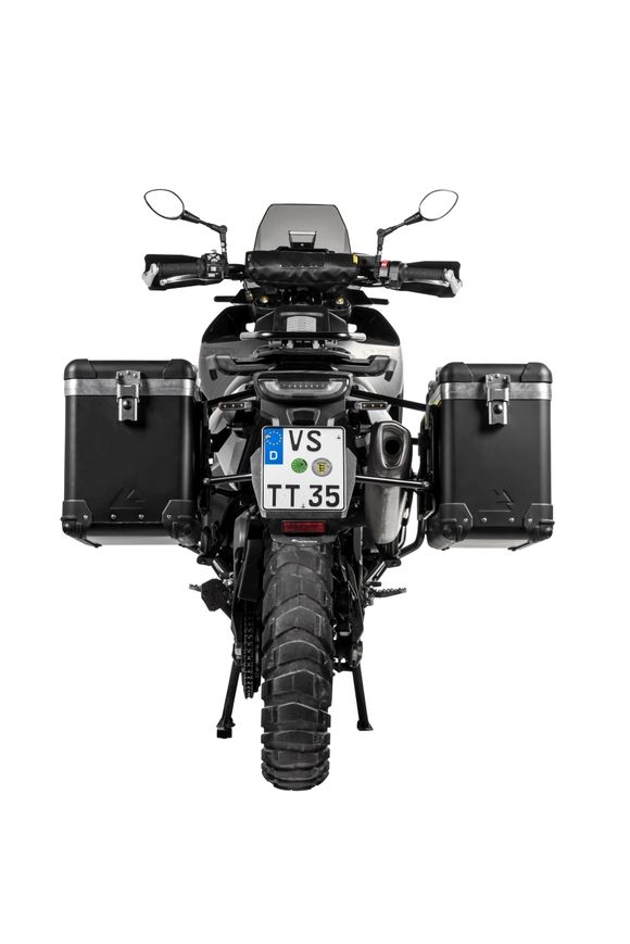 Touratech ZEGA Pro 38/45 suitcase - Black support included - Black anodizedRef: Trt01149A / 01-414-5787-0