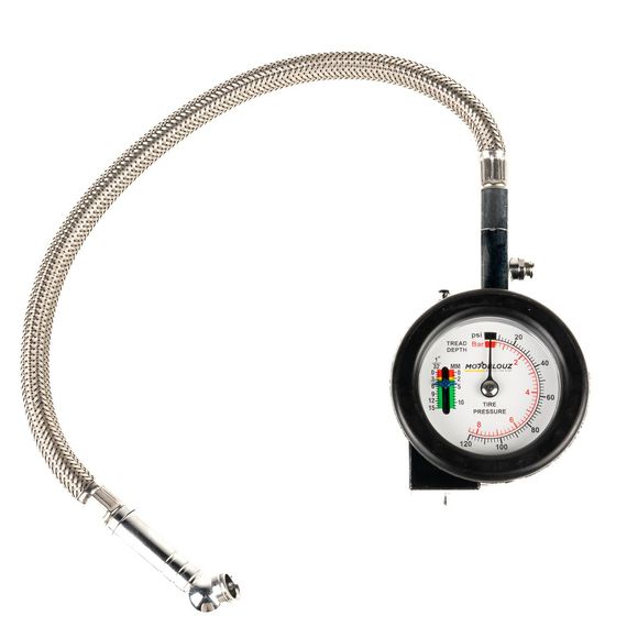 Motoblouz Tire Pressure Gauge Universal Universal Pressure Gauge - BlackRef: Mb0456 / Mb0456C757