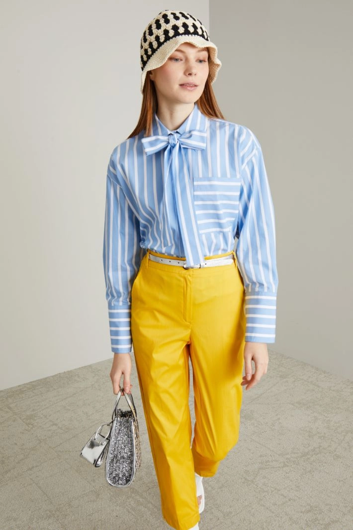 Crochet hat - WHITE BLACK