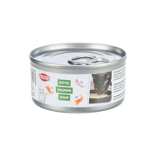 Trixie Kittis Soup - Chicken and Salmon - 4 x 80 g