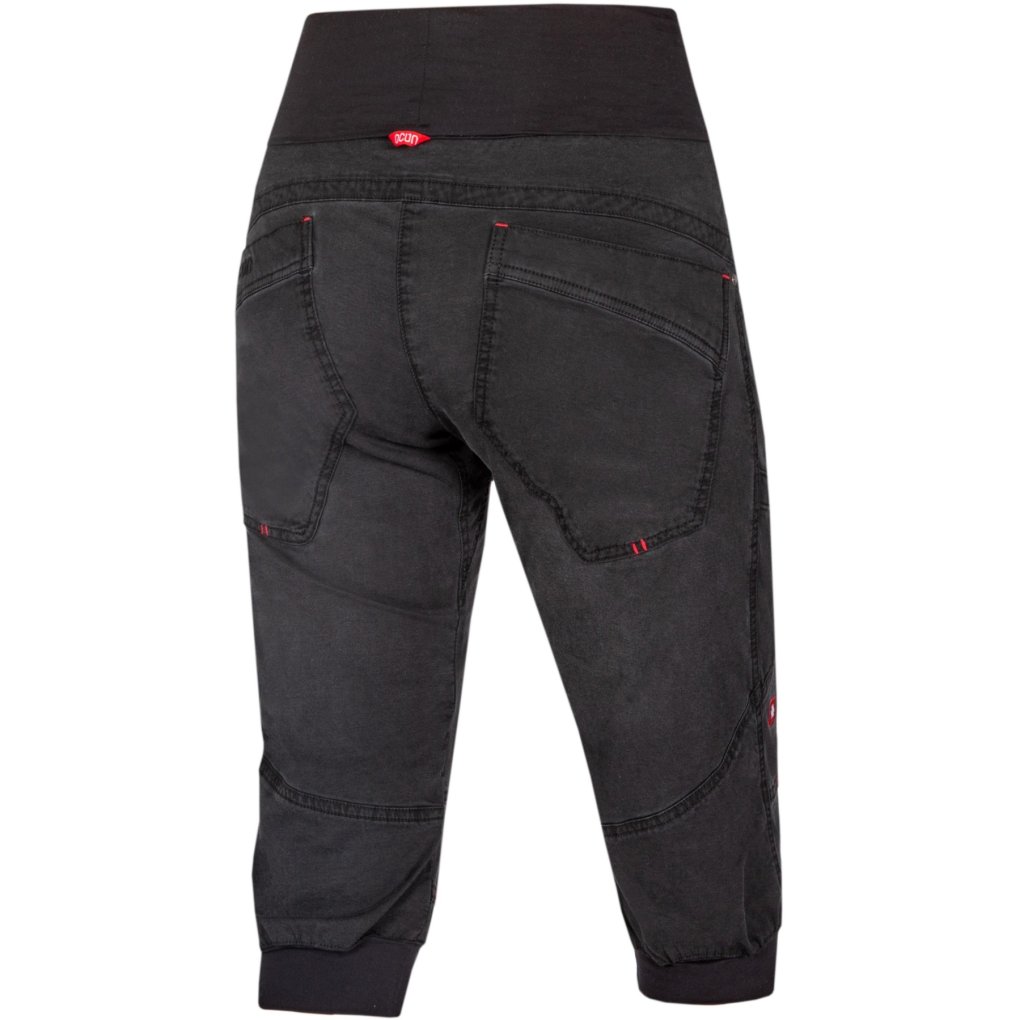 Ocún Noya Organic Jeans Climbing Shorts Women - black