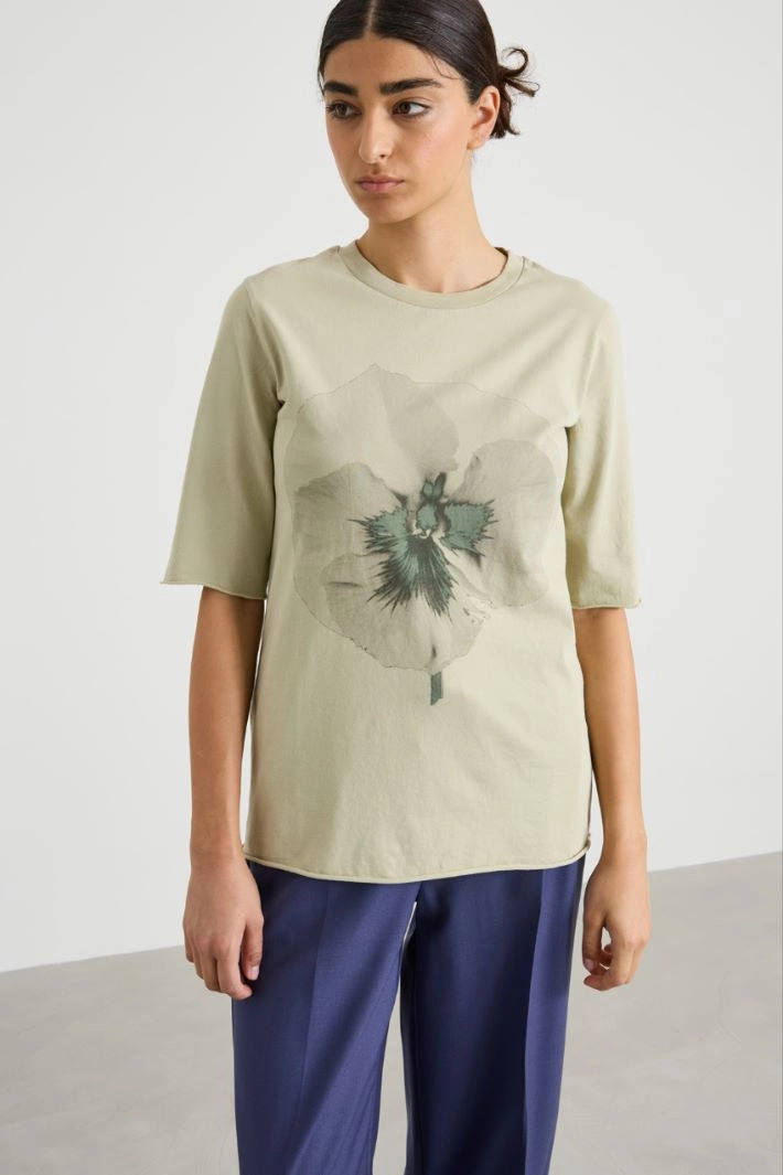 Printed T-shirt - LIGHT GREEN