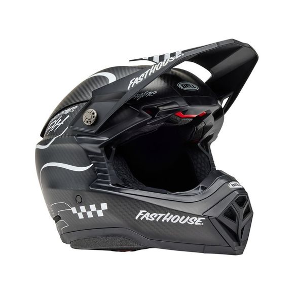 Bell MOTO-10 SPHERICAL FASTHOUSE RAVEN 2026 cross helmet - BlackRef: EL0729