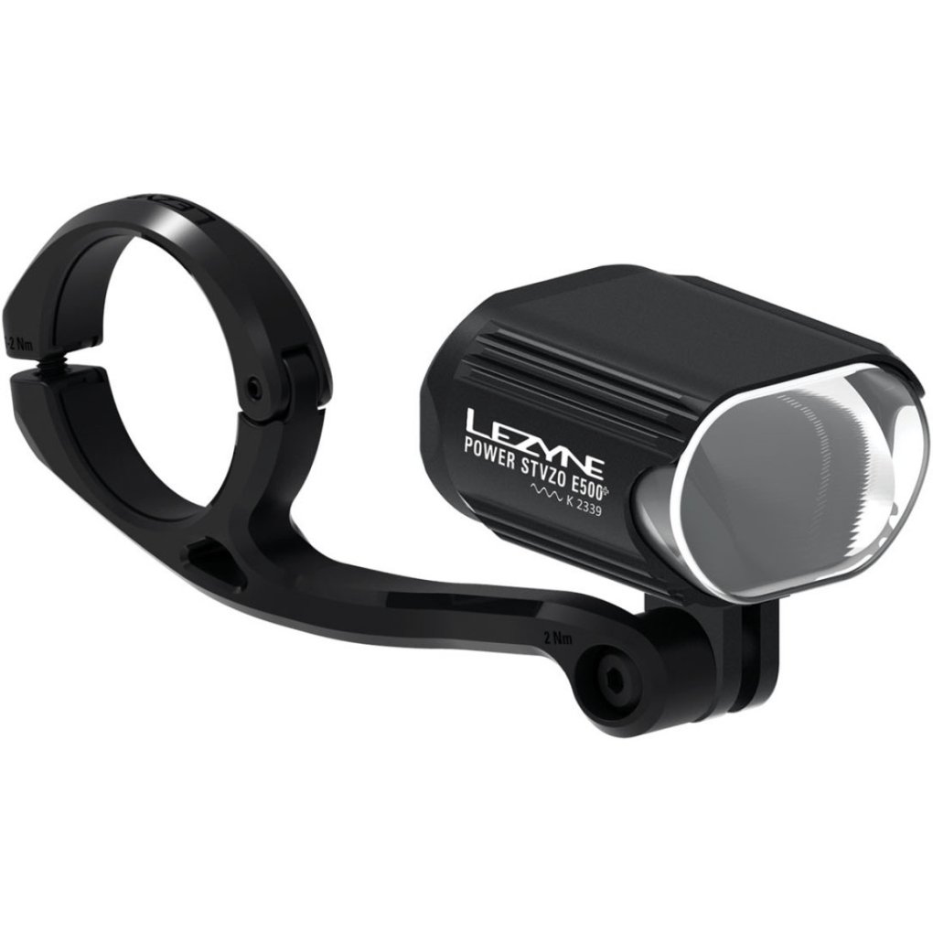 Lezyne Power E500+ StVZO E-Bike Front Light - black