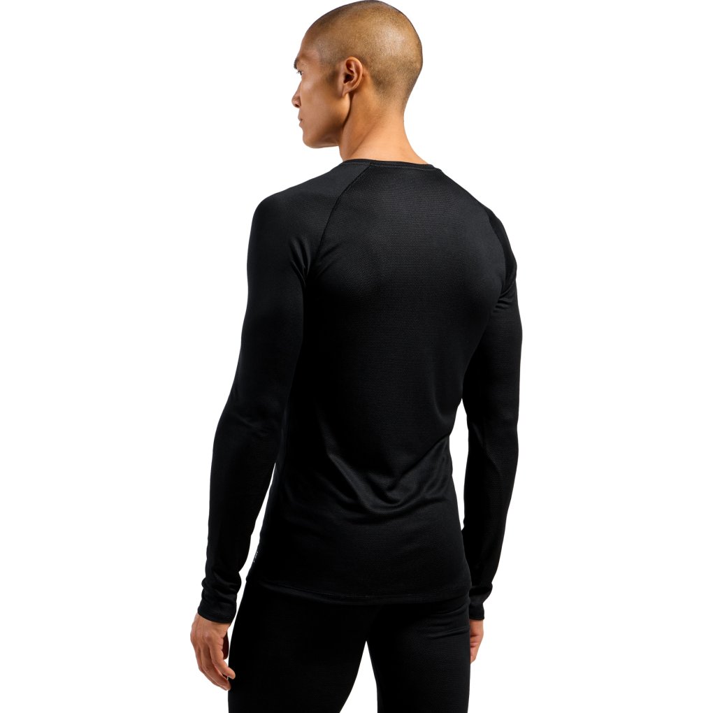 Odlo Active F-Dry Light Long-Sleeve Base Layer Top Men - black