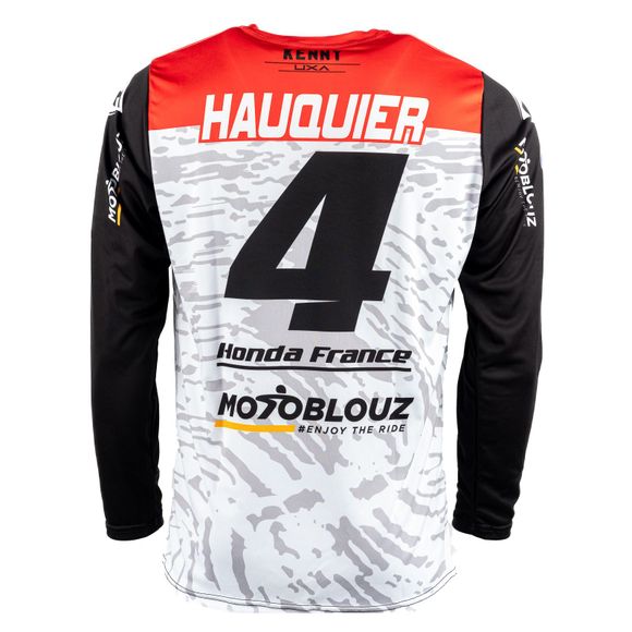 Cross replica honda motoblouz sr jeremy hauquier 2024 kenny jersey - white / blackRef: ke2174 / ke2174c613g12_070
