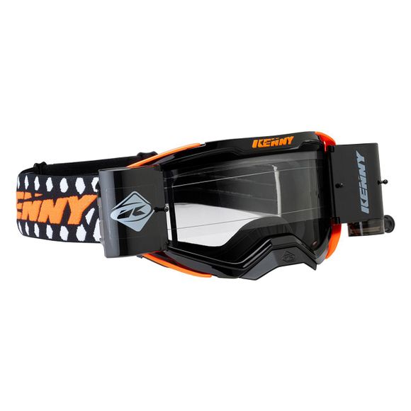 Kenny PERFORMANCE cross mask - BLACK NEON ORANGE - LEVEL 4 - ROLL OFF 2024 - Black / OrangeRef: KE1594 / 201-0702013-48