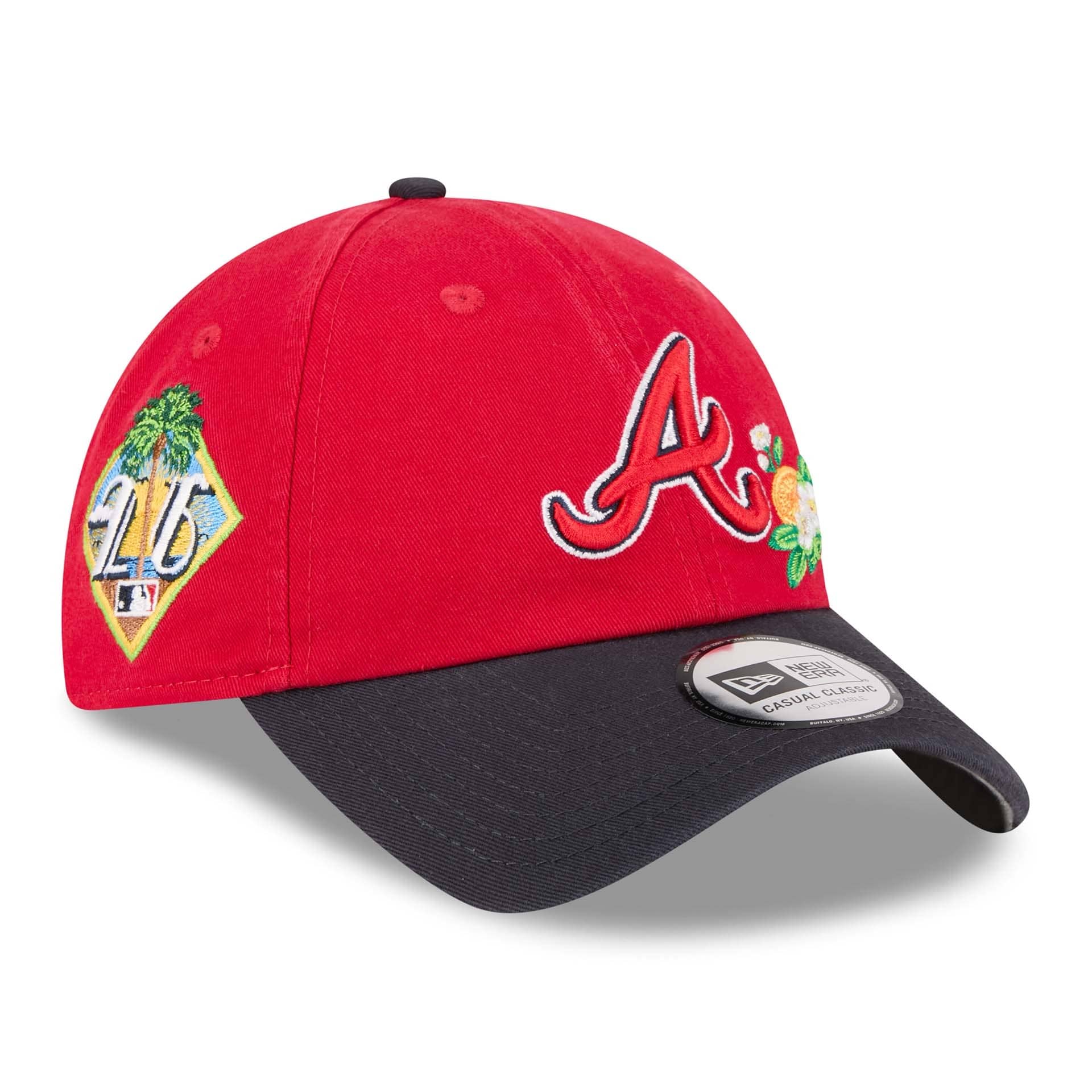 Atlanta Braves 2026 MLB Spring Training Casual Classic Adjustable Cap Red