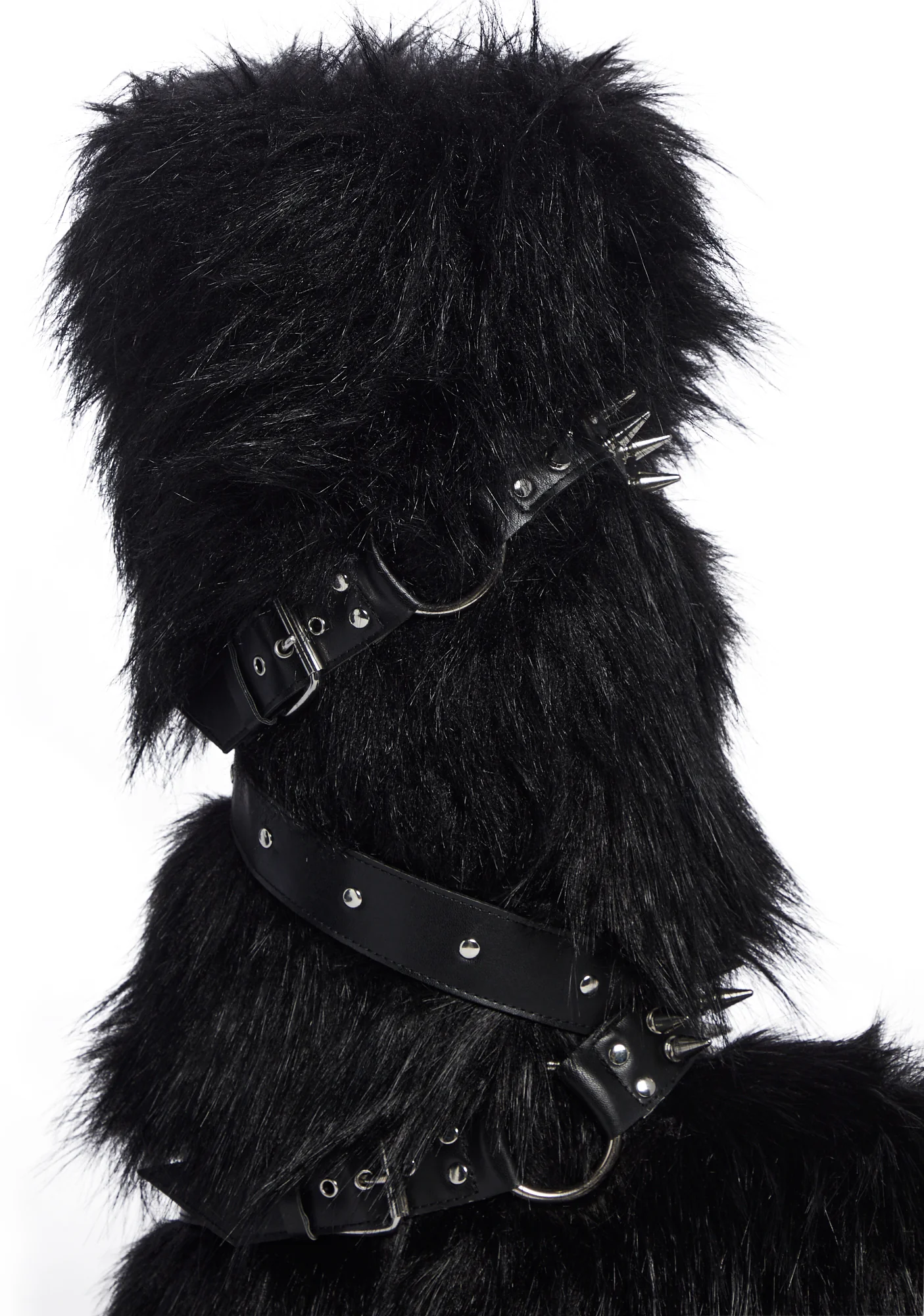 Wild Instincts Faux Fur Boots - Black