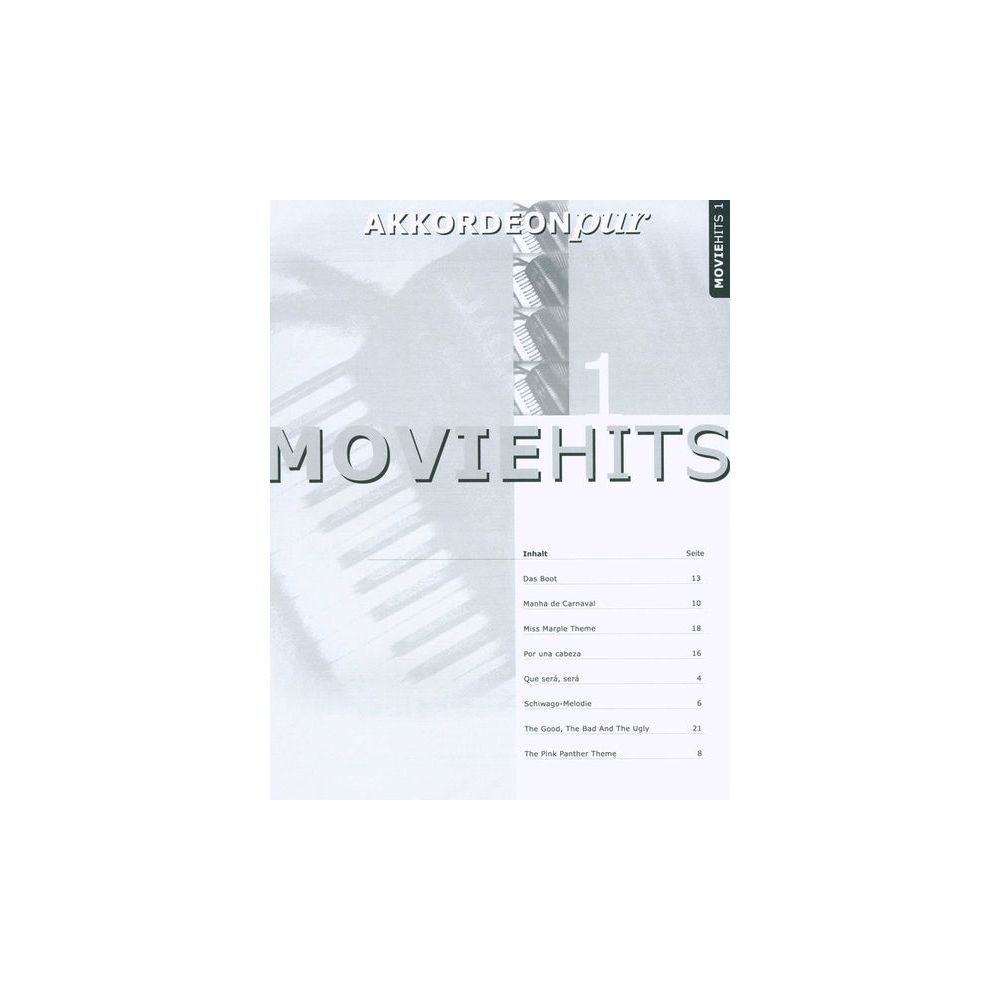 Holzschuh Verlag Akkordeon Pur Moviehits 1 – Thomann Ireland
