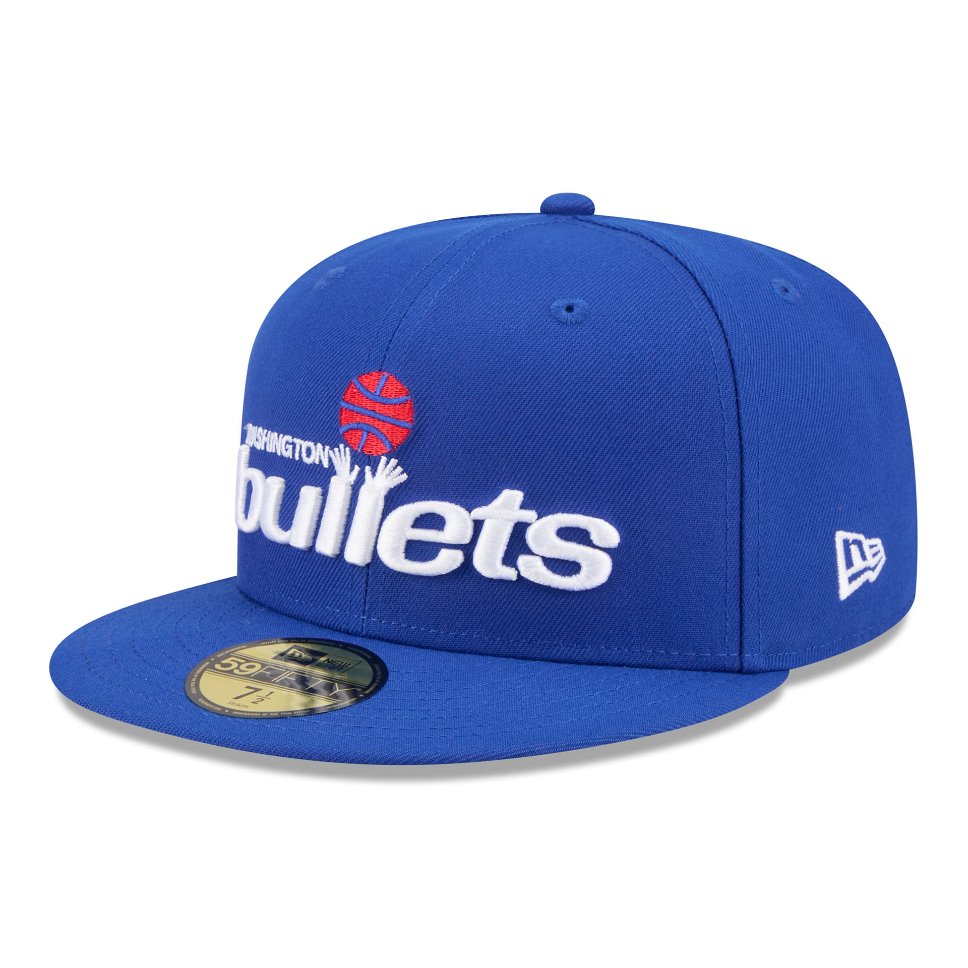 Washington Bullets 1974-1987 Hardwood Classics 59FIFTY Fitted Cap Blue