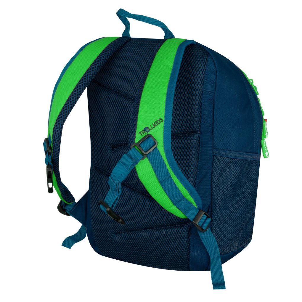 Trollkids Skjorta Pack 15L Kids - Fresh Green/Dark Marine/Mystic Blue