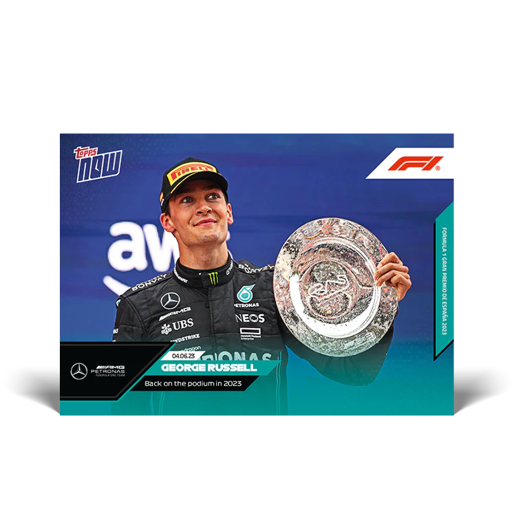Topps UK - Back on the podium in 2023 - F1 TOPPS NOW® Card #19