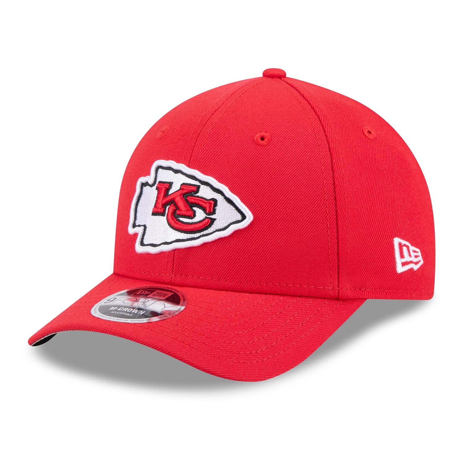 Kansas City Chiefs NFL Team Logo New Era 9FORTY M-Crown Snapback Cap Red