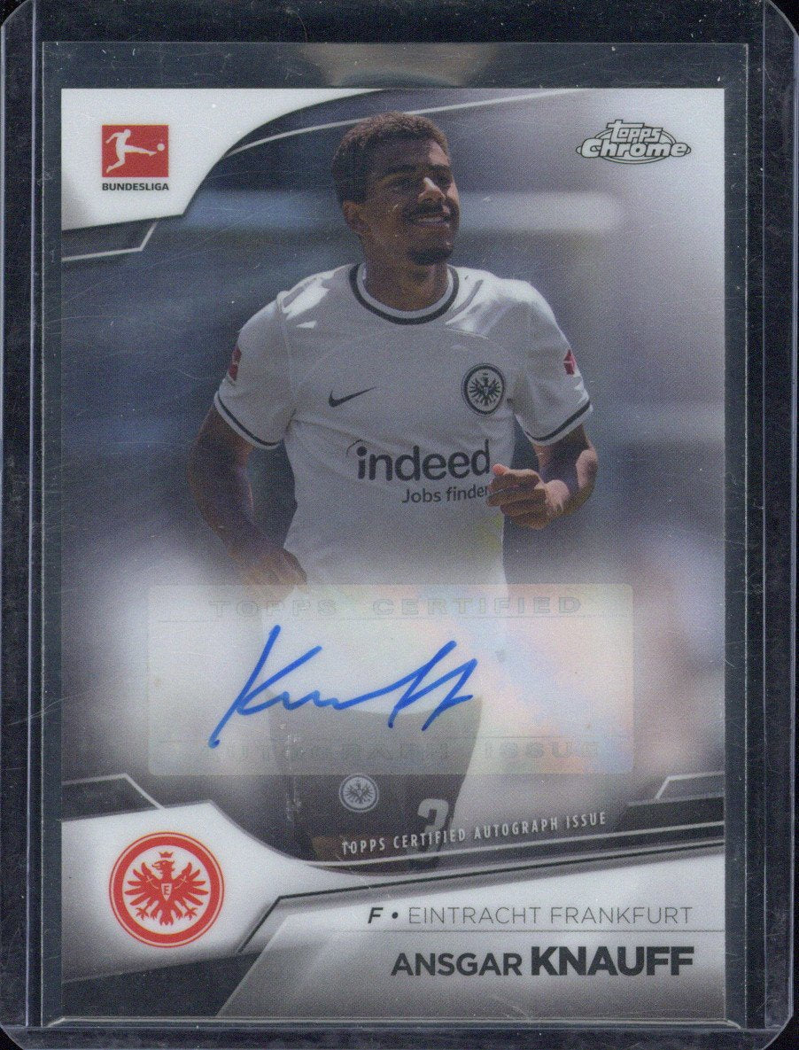 2022-23 Topps Chrome Ansgar Knauff Autograph #BCA-AK