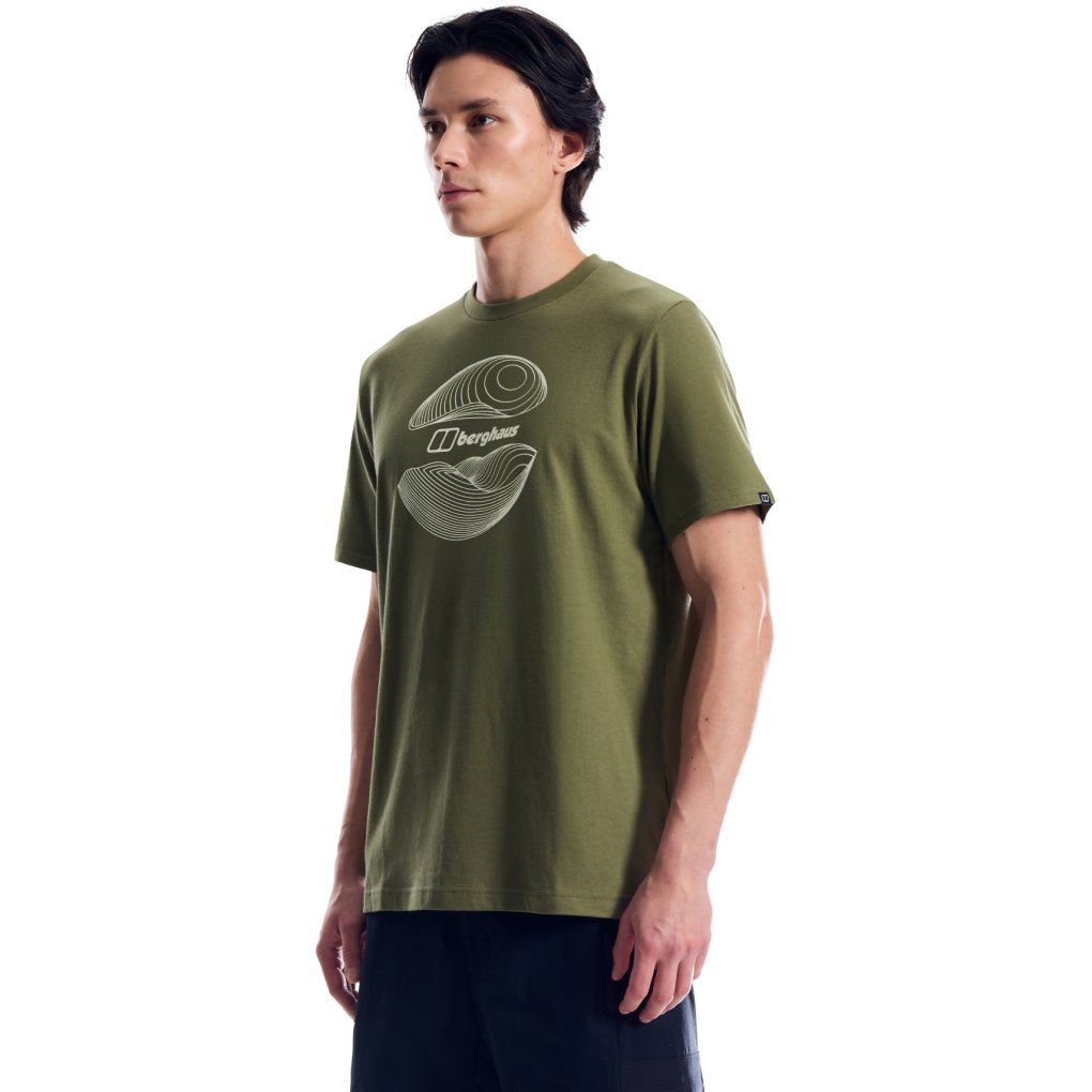 Berghaus Curvature Essential Tee Men - Cheviot Green