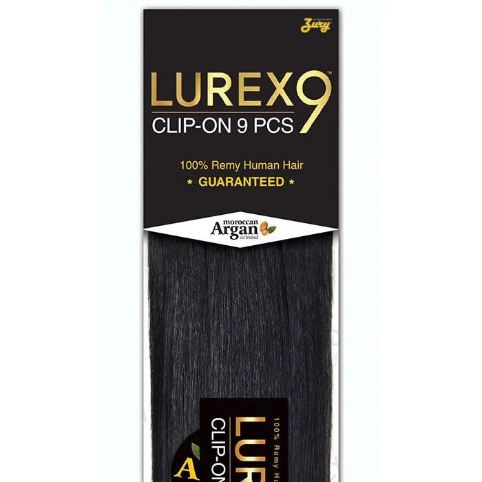 Zury Sis Lurex 9 100% Remy Human Hair Clip-On Weave - STRAIGHT 9 PCS 16-24