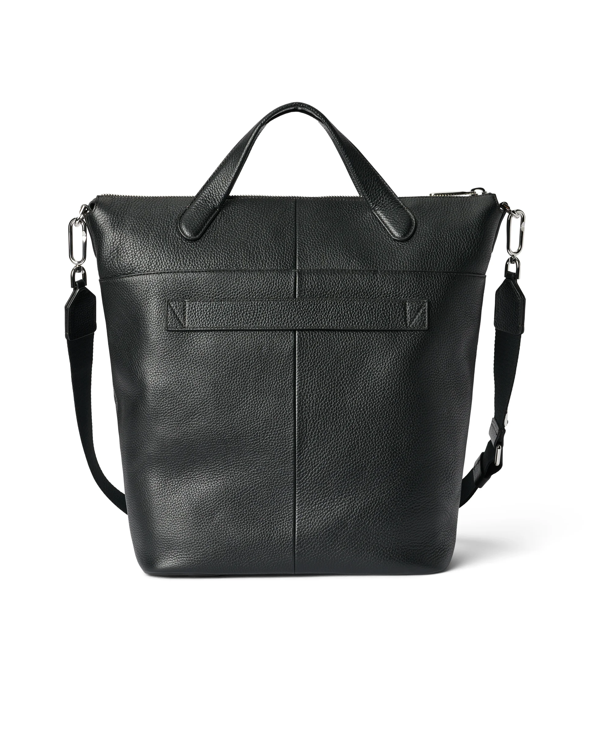 ECCO Tote Shopper aus Leder Schwarz 43X39X16 cm