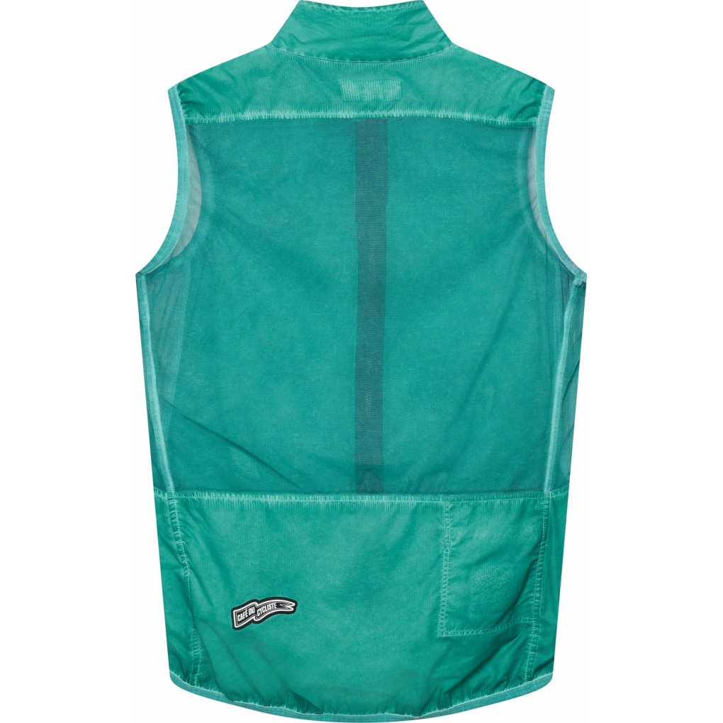 Café du Cycliste Edith Gilet Men - cold dye/dark sea