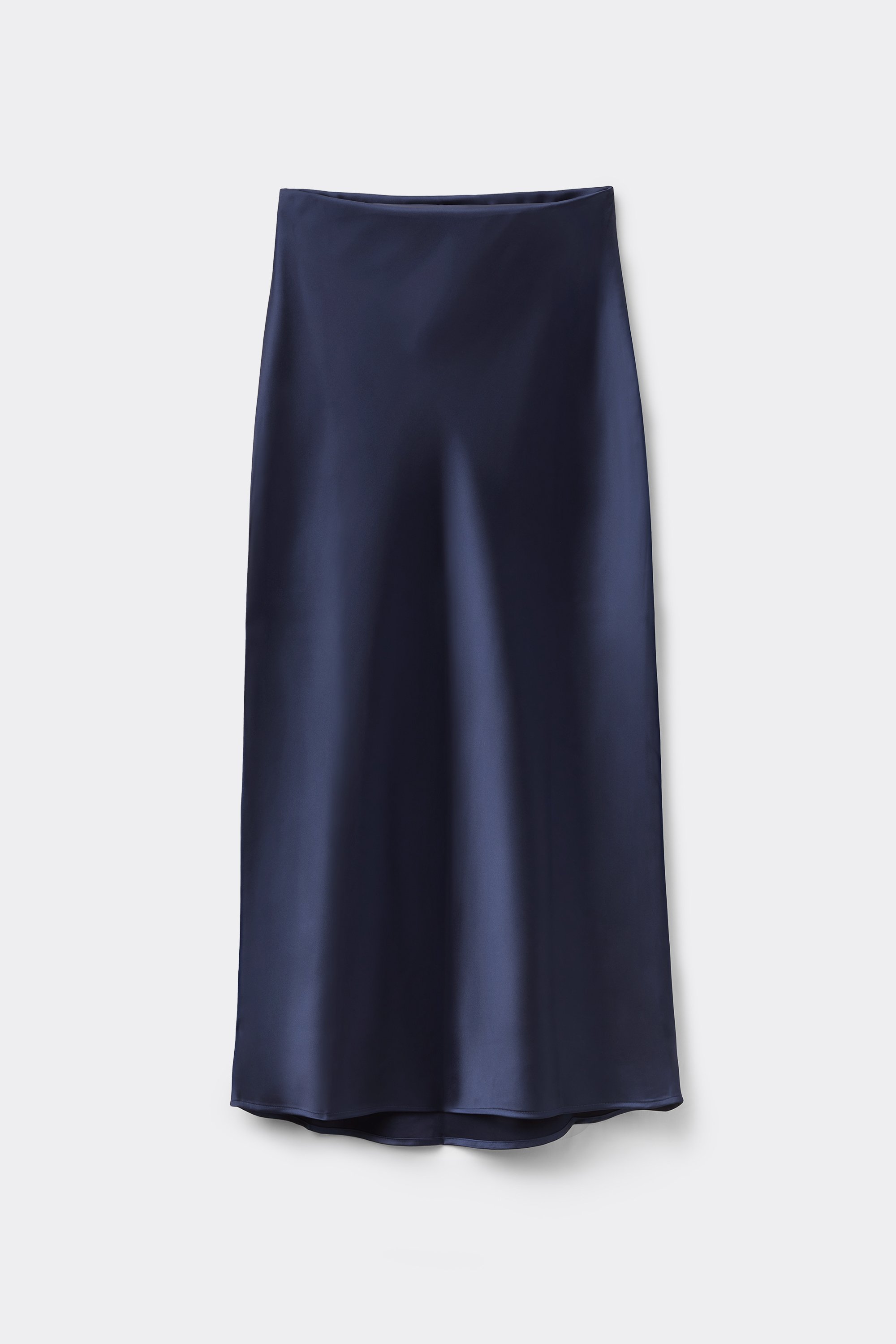 Satin Midi Skirt