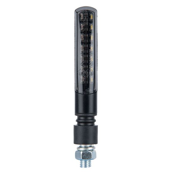 Oxford NightSlider LED SEQUENTIAL Front 2 in 1 Turn Signal Light (includes 2 resistors) Pair Universal - BlackRef: OD0067 / EL359