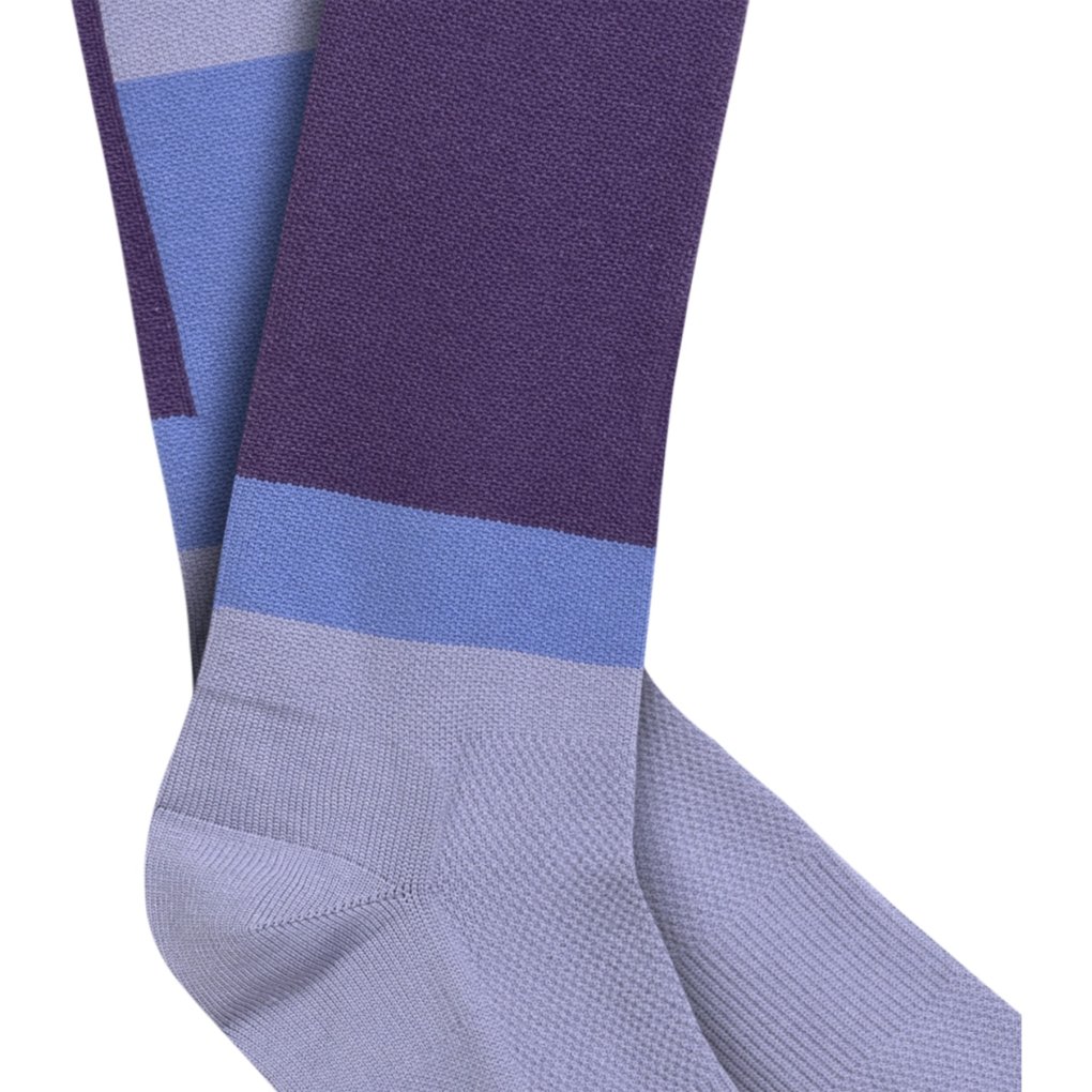 GOREWEAR Essential Block Socks Medium - amethyst grey / purple indigo DFDE