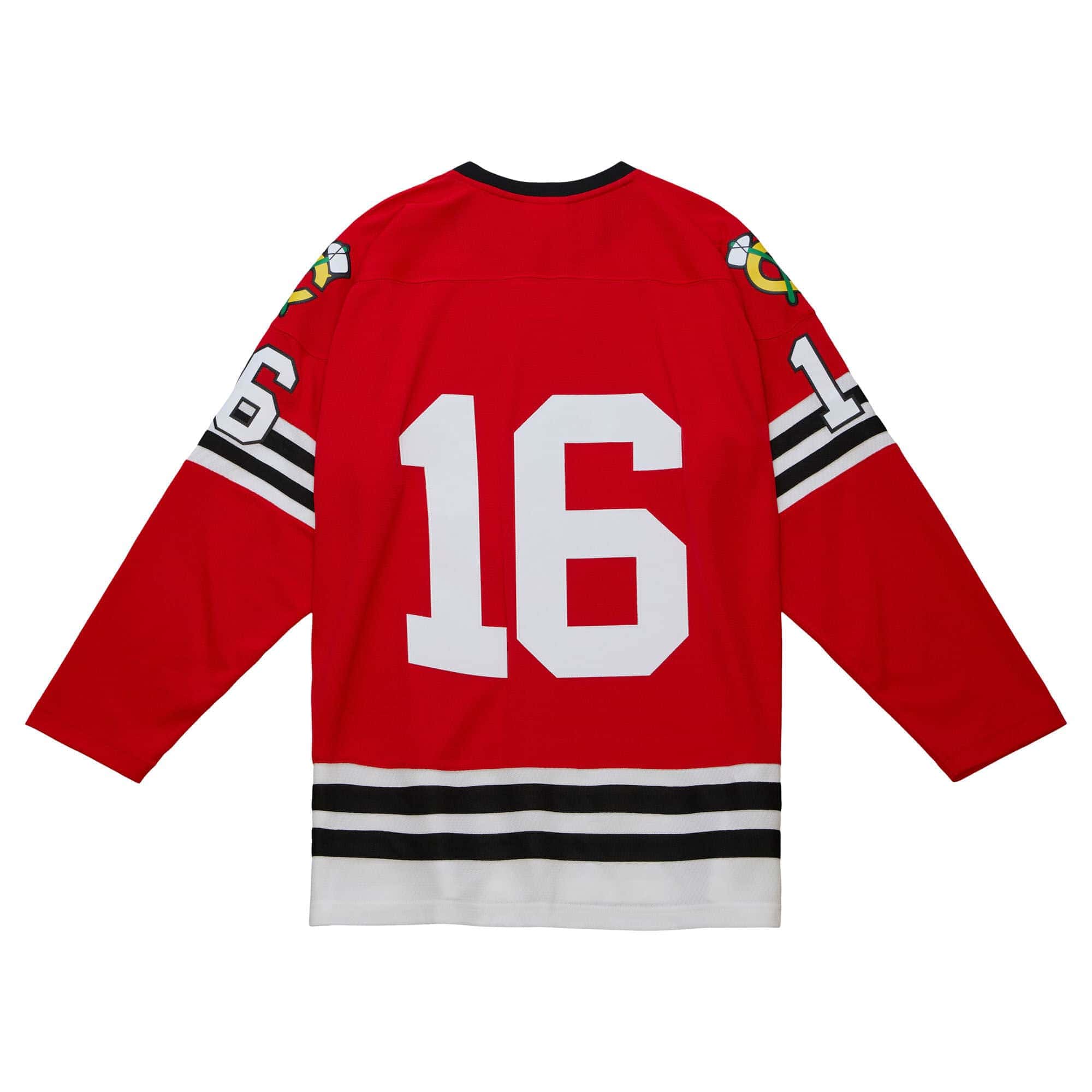 Bobby Hull #16 Chicago Blackhawks 1960-61 Mitchell & Ness NHL Jersey