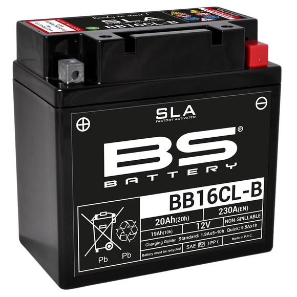 BS Battery SLA Maintenance Free Factory Activated Battery - BB16CLRef: Bsb00079A / 1080682