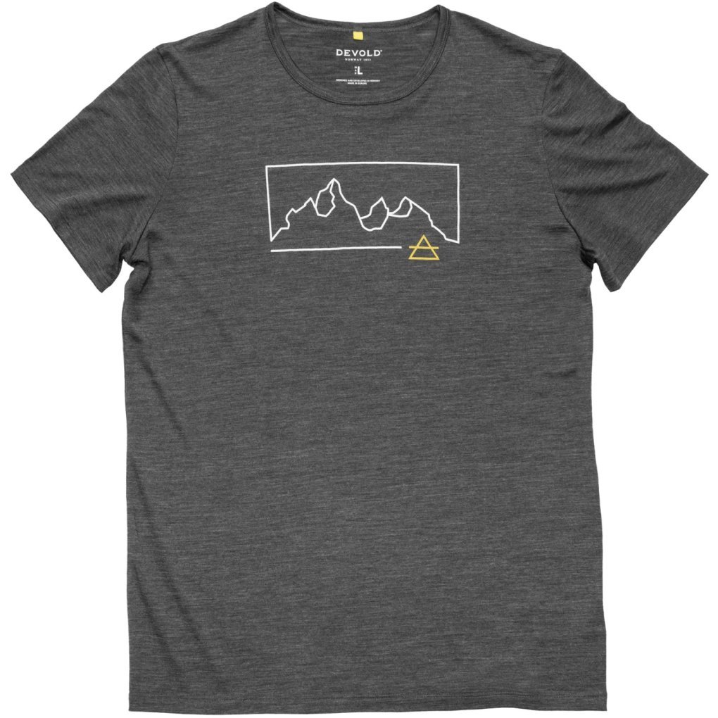 Devold Active Outline Tee Men - 940A Anthracite