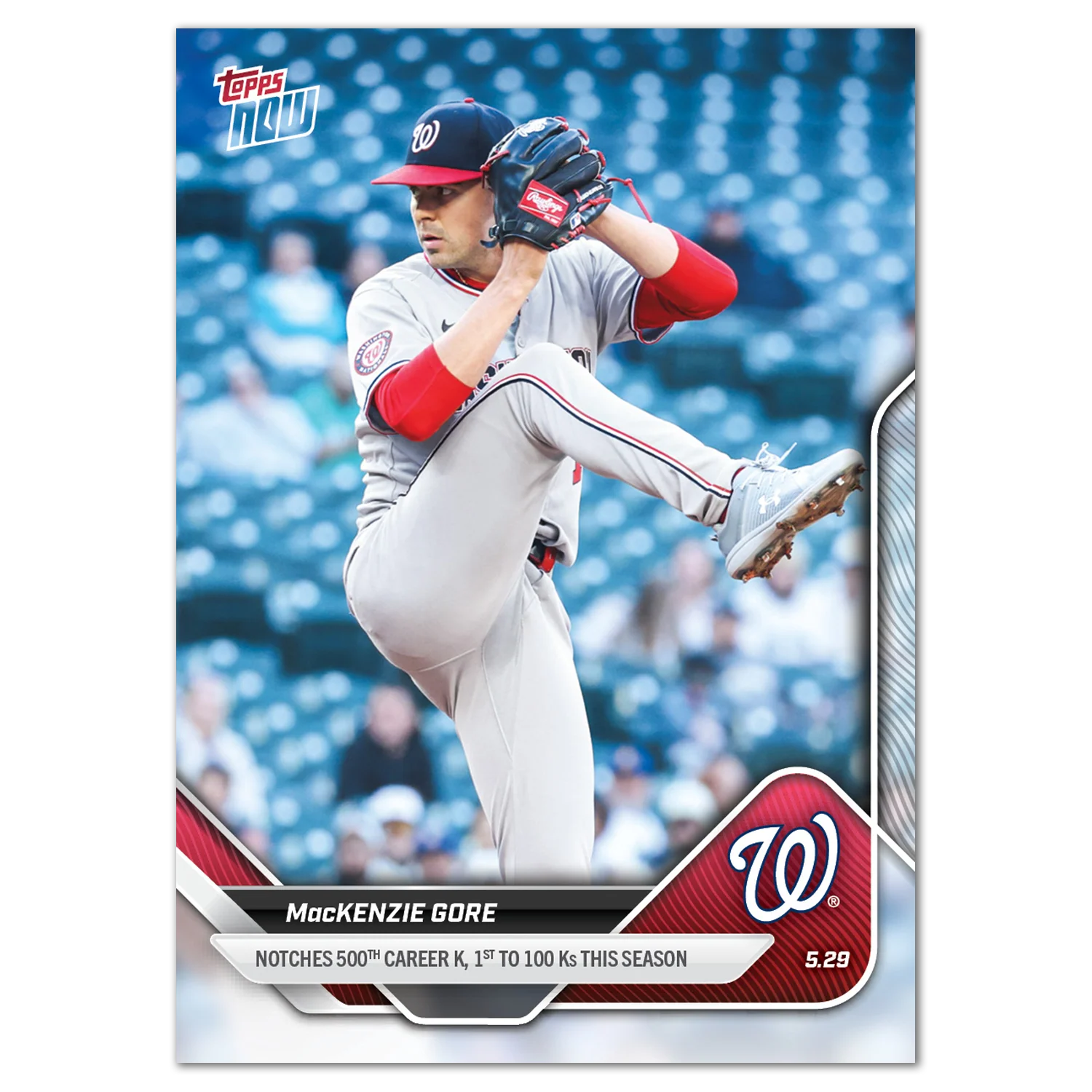 MacKenzie Gore - 2025 MLB Topps NOW® - Card 232
