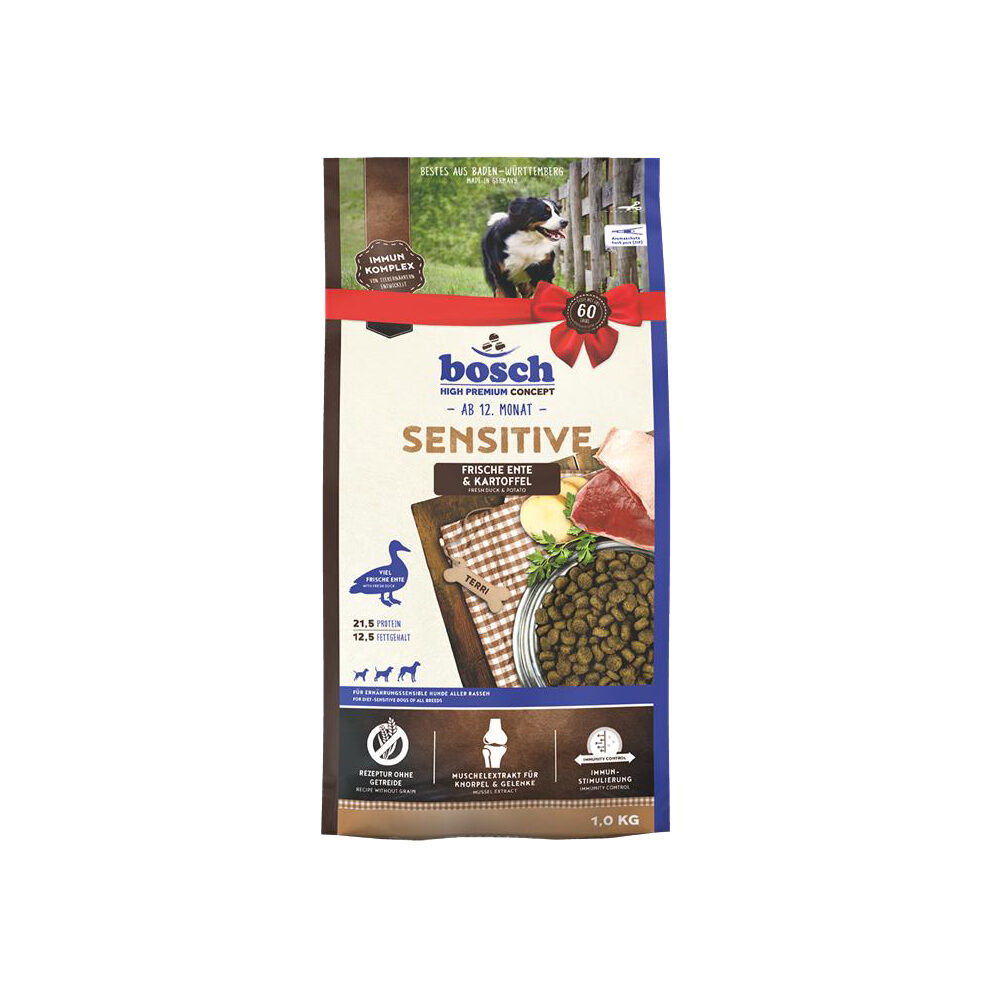 Bosch Sensitive Dog Food - Duck and Potato - 15 kg