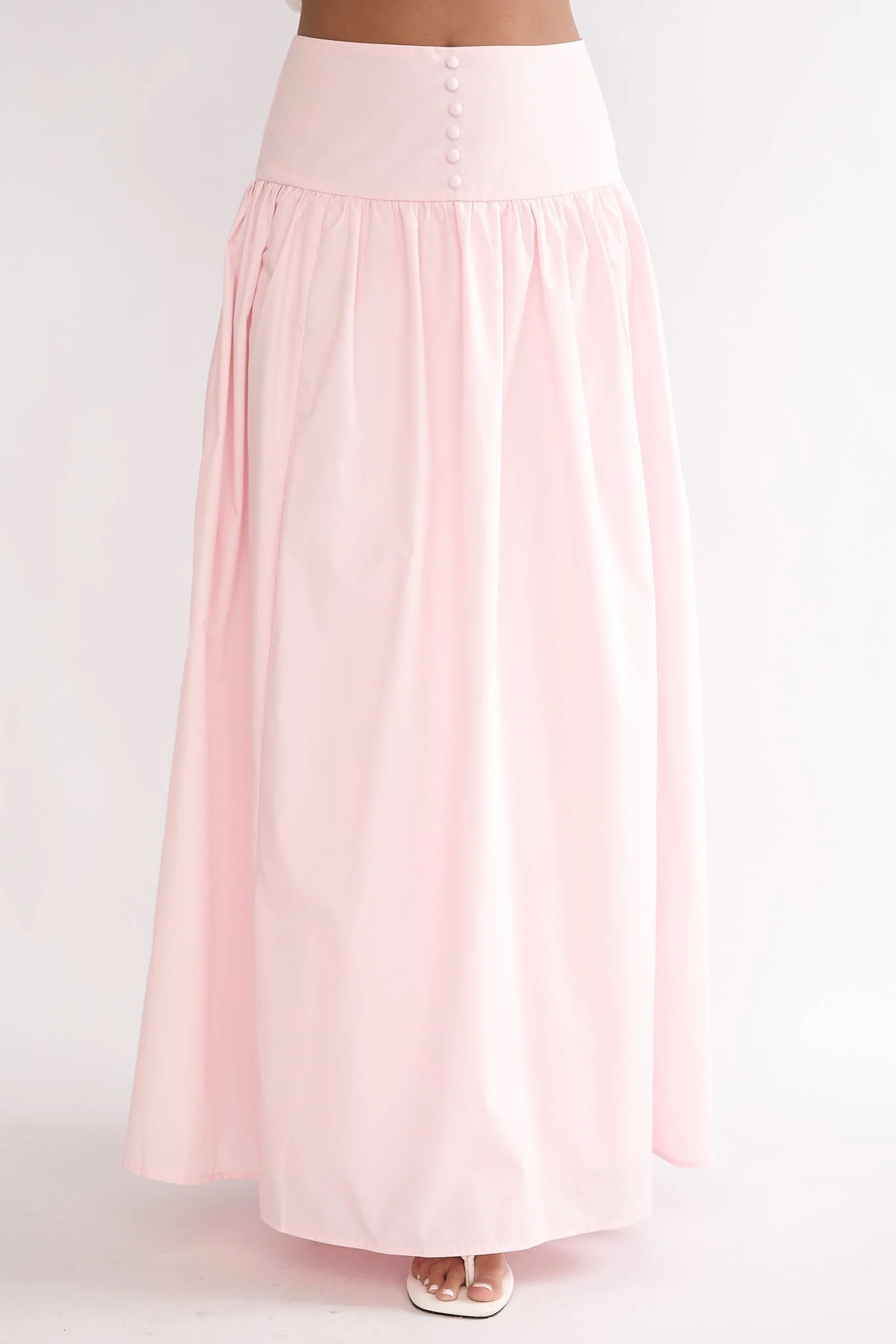 Starlina Wide Waistband Maxi Skirt Rosewater