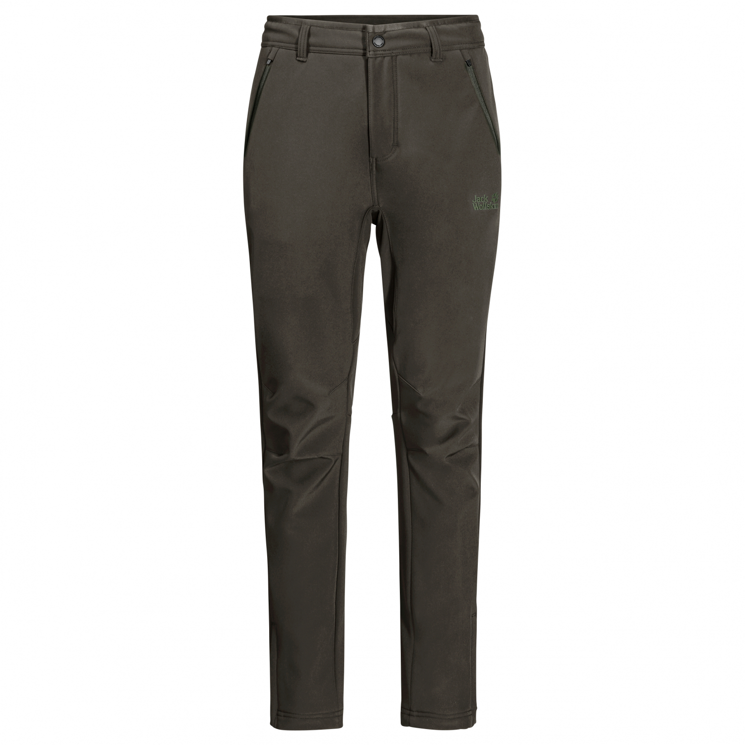 Jack Wolfskin Zenon Softshell Pants M Men (Dark Moss)