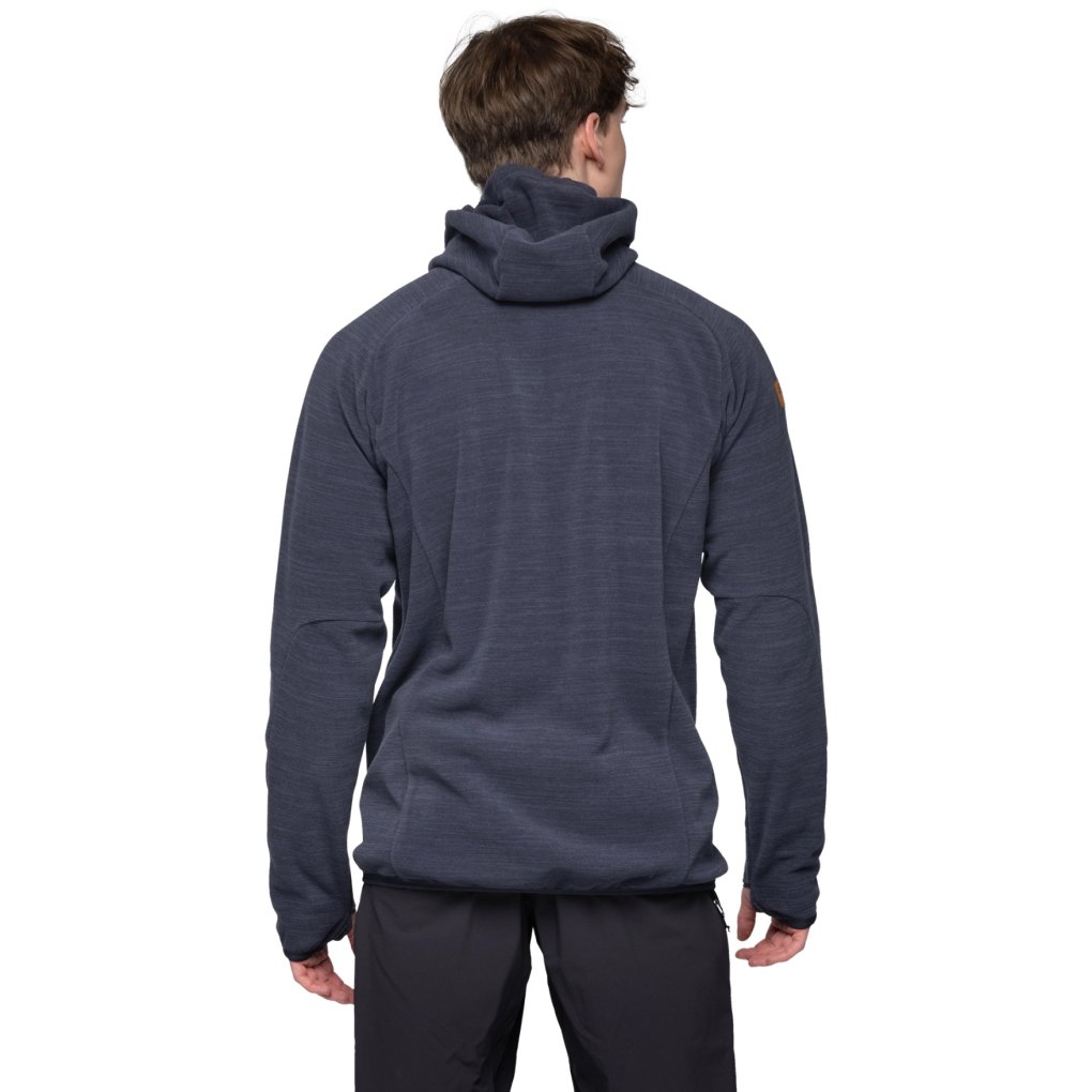 Bergans Hareid Fleece Hood Jacket Men - dark navy