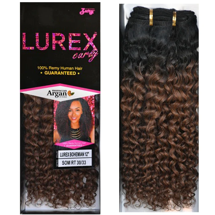 Zury Sis Lurex Curly 100% Remy Human Hair Weave - LUREX BOHEMIAN 10-14