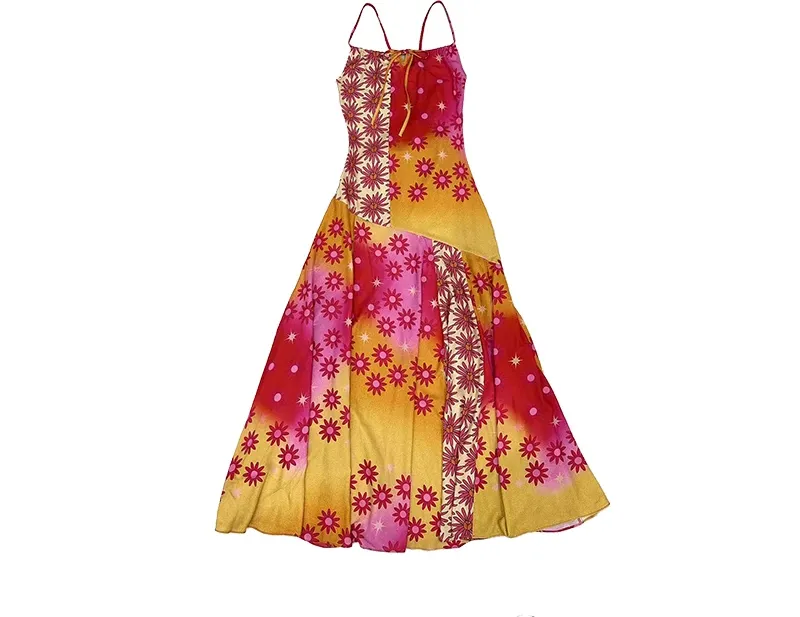 Printed Slit Maxi Dress