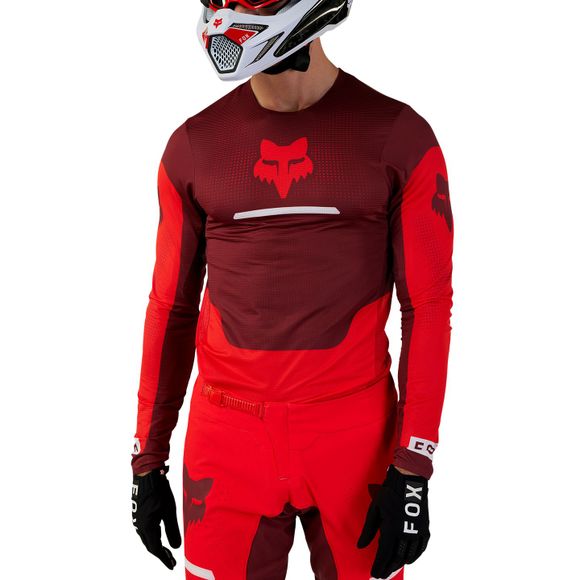 Fox FLEXAIR cross Jersey - OPTICAL 2024 - Red / WhiteRef: fx4097-c55725