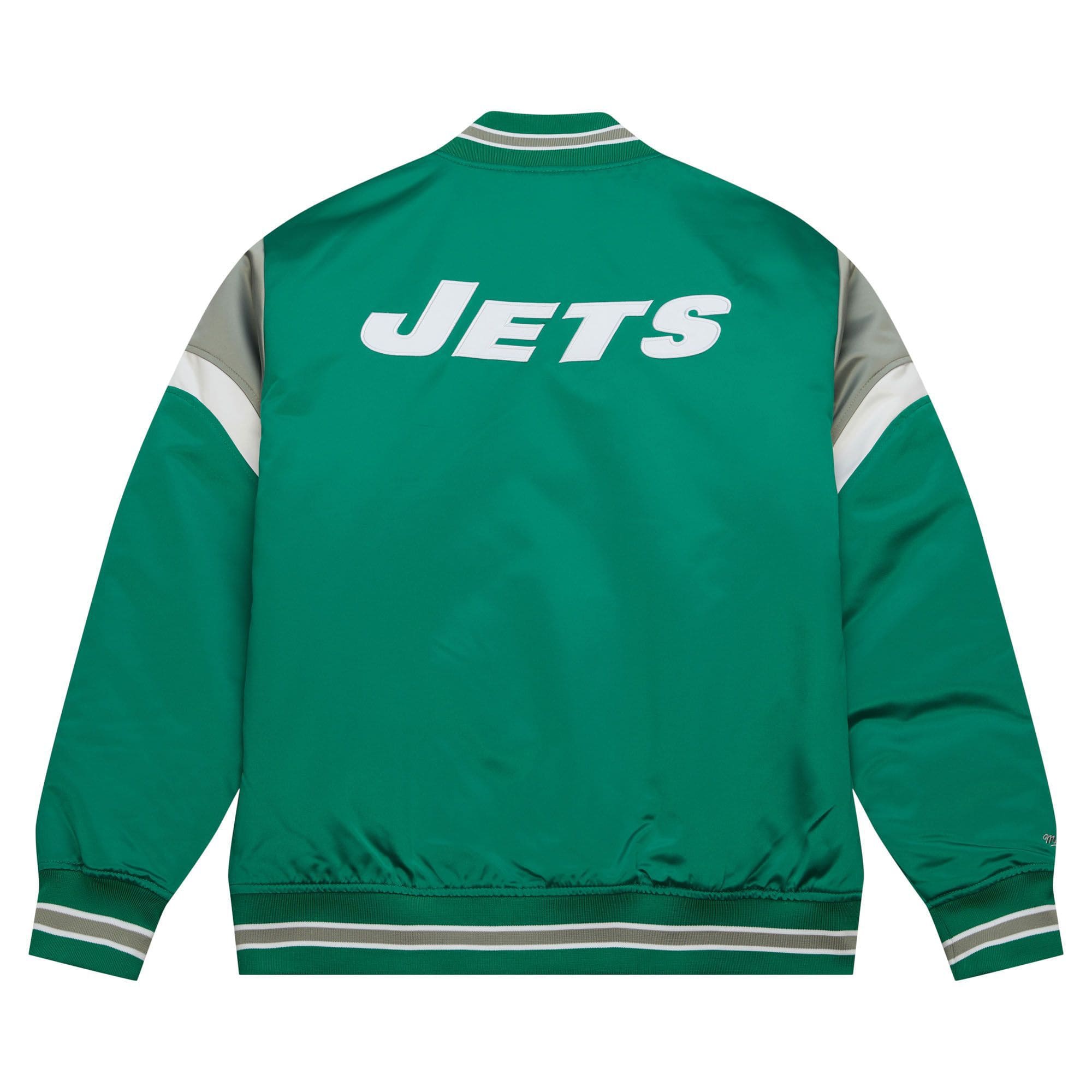 New York Jets Mitchell & Ness Heavyweight Satin NFL Jacket