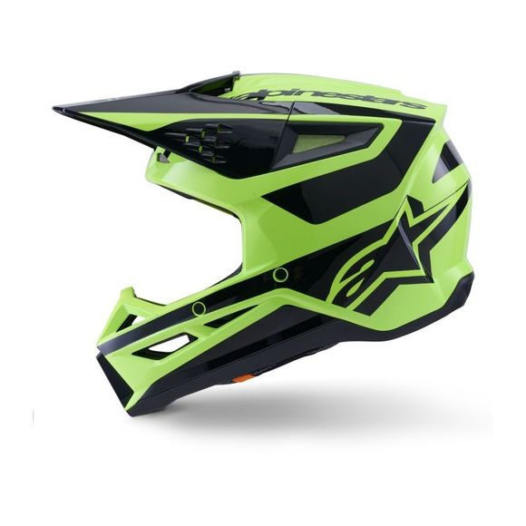 Casque cross Alpinestars S-M3 HEAT 2026 - Jaune / NoirRef : AP3967