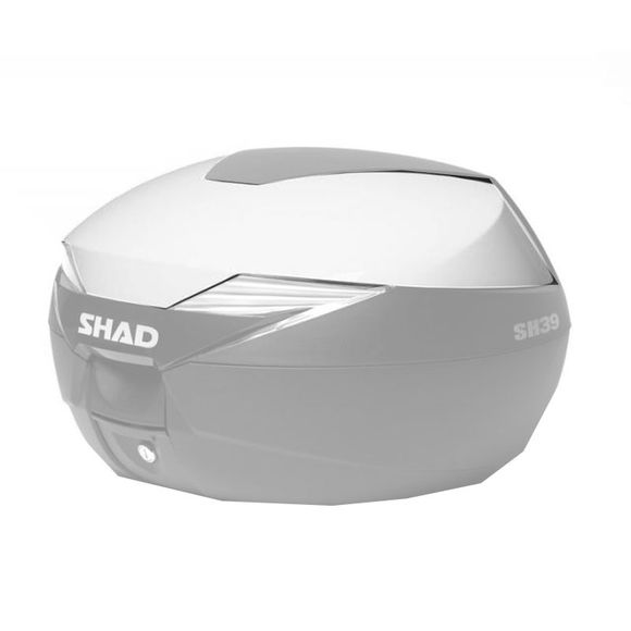 Shad White top case cover for SH 39 Universal top case - WhiteRef: shd1b39e08 / d1b39e08