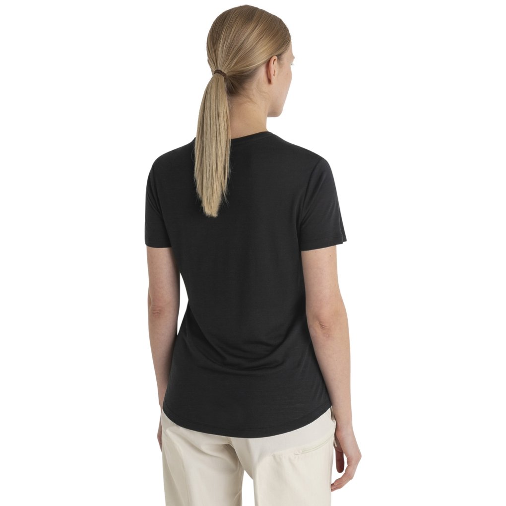 Icebreaker Merino 125 Cool-Lite™ Sphere III Short Sleeve Tee Women - Black