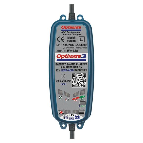 Tecmate OPTIMATE 3 Universal Battery ChargerRef: TC0001 / 630070M3