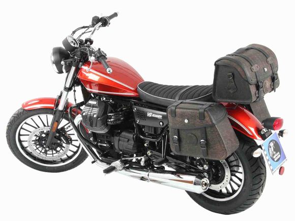 Hepco & Becker Cutout saddlebag spreaders for leather saddlebags - blackMOTO GUZZI 900 V9 ROAMER - 2016 - 2024Ref: Hbe05549A / 626546 00 01