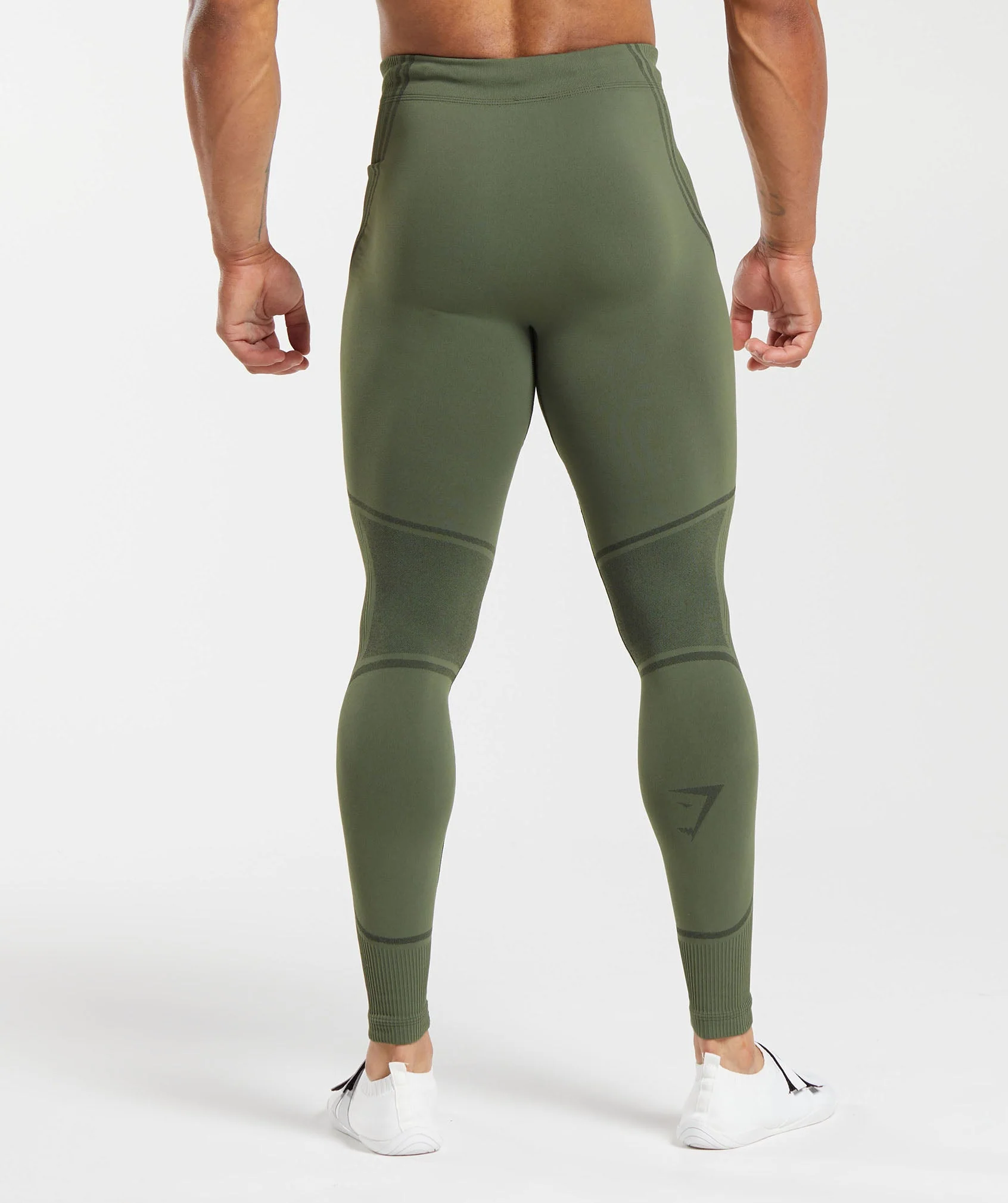 315 Seamless Tights Winter Olive/Black