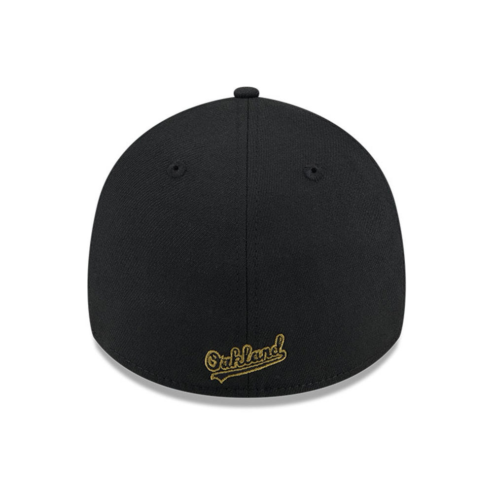 Oakland Athletics 2024 MLB Armed Forces New Era 39THIRTY Flex Cap Black