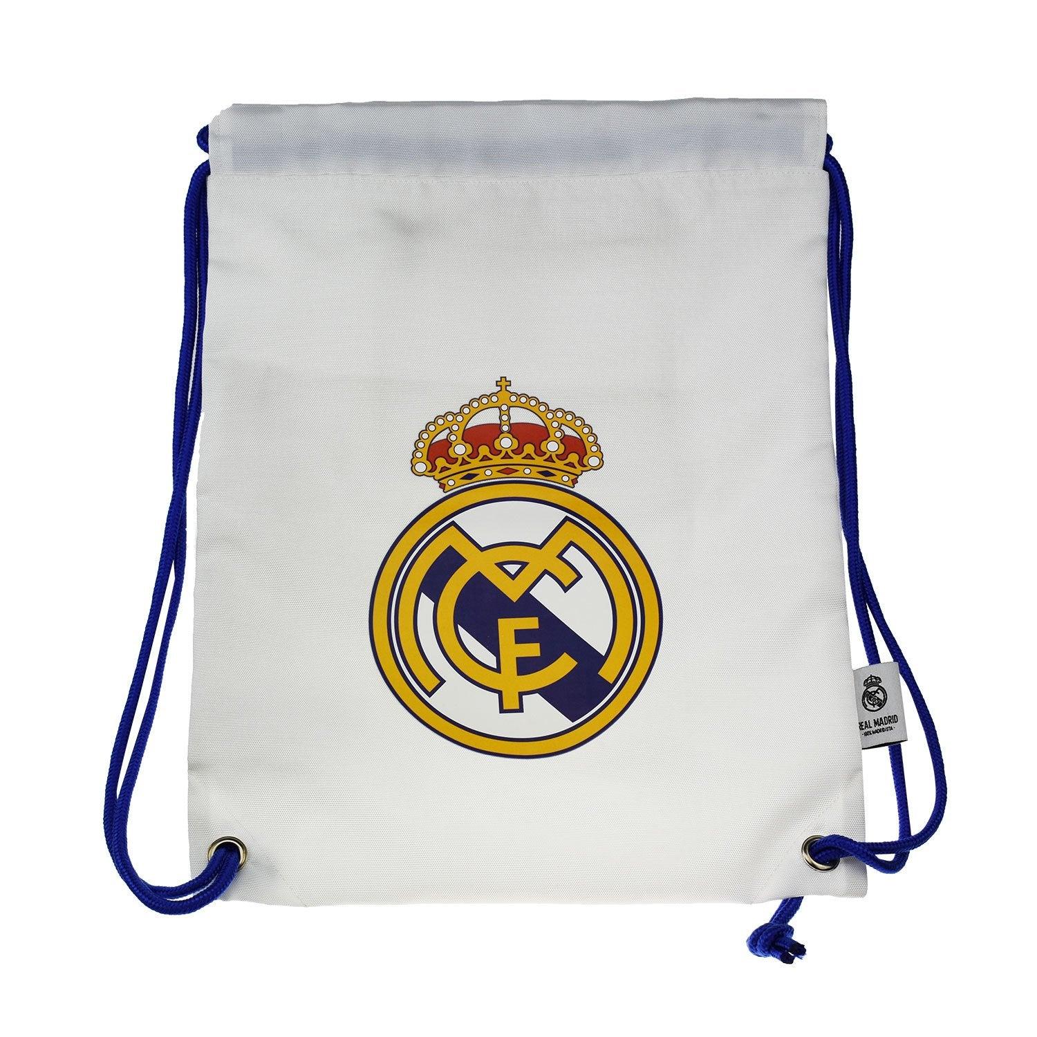 Real Madrid Crest Gymsack -White/Blue