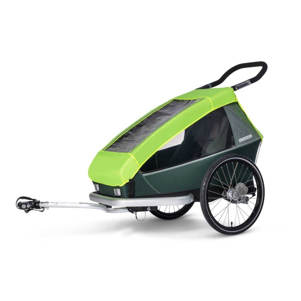 Croozer Rain Cover for Kid 1-Seat Bike Trailer - lightning yellow